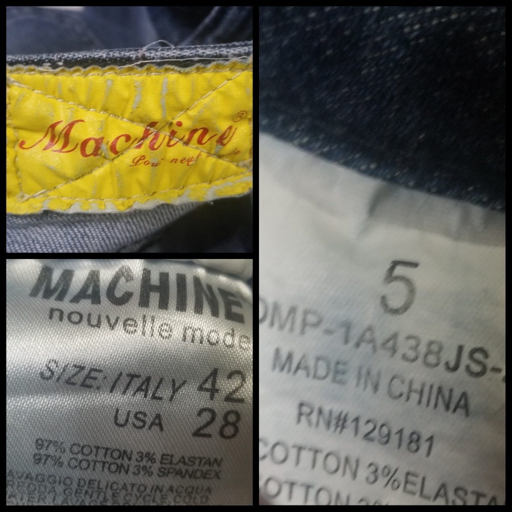 Machine Distressed Jeans - Picture 7 of 8